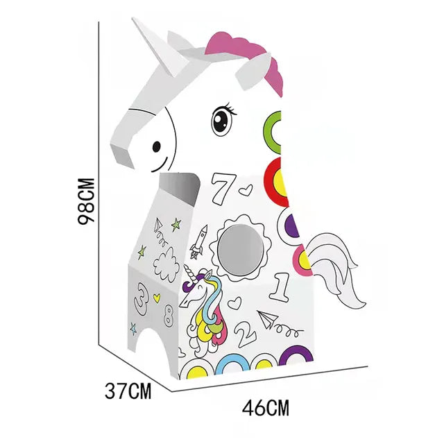 UNICORN COLORING CARDBOARD