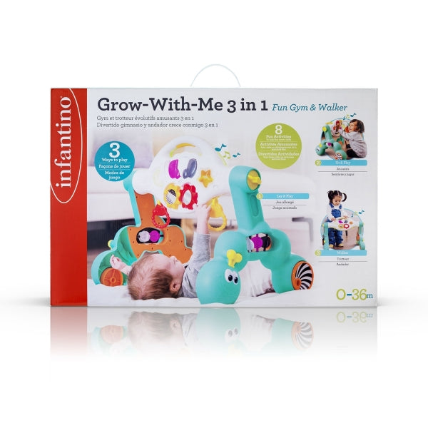Grow-With-Me 3 In 1 Fun Gym & Walker