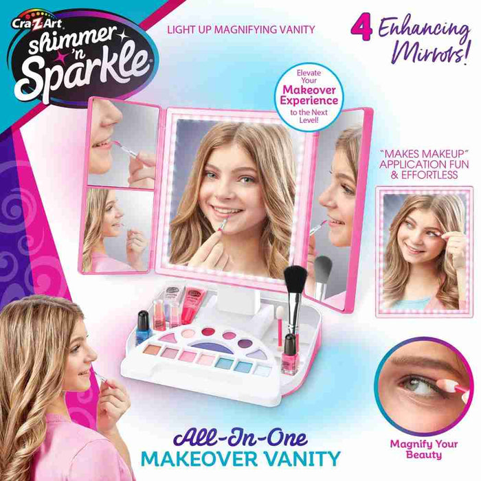 Shimmer N Sparkle All-In-One Makeover Vanity Set