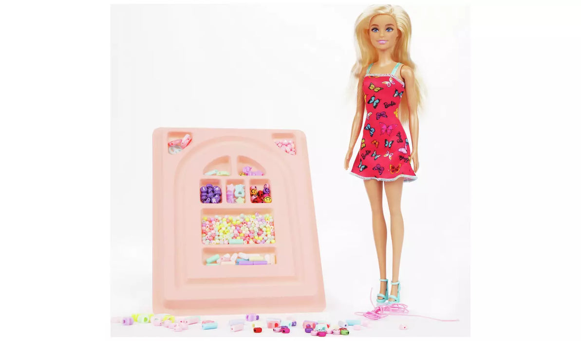 Barbie and me Paper Bead With Fashion Doll