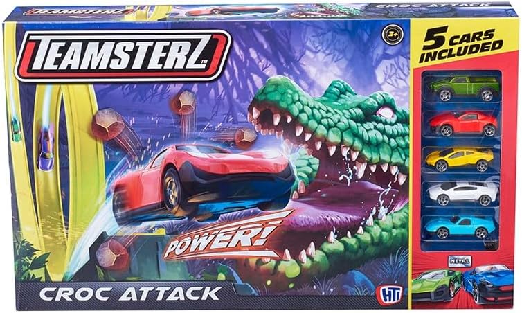 Teamsterz - Beast Machines Croc Attack with 5 cars