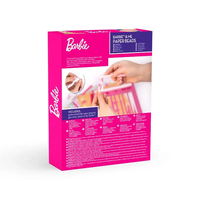 BARBIE PAPER BEADS WITH DOLL