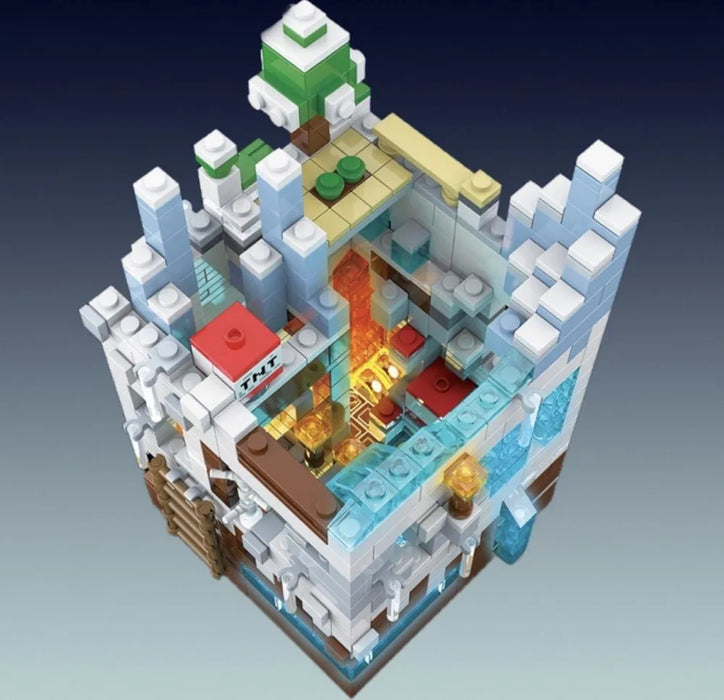 Minecraft constructor Attack on the white fortress parts 866