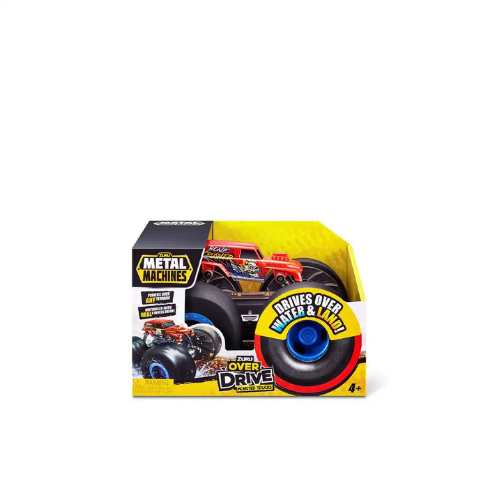Metal Machines Over Drive Monster Truck - RED