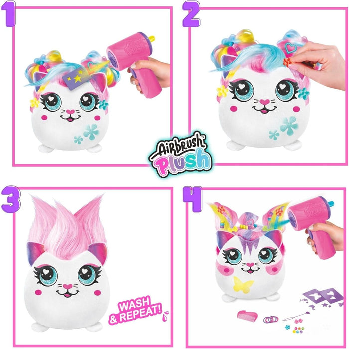 Airbrush Plush Hair’iffic Squish Pals