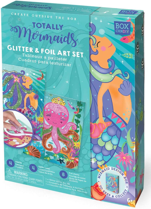 BOX CANDIY - Mermaids Sand and Foil Art Set