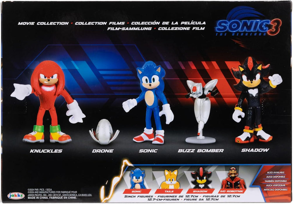 Sonic 3 Movie Action Figures 2.5-Inch