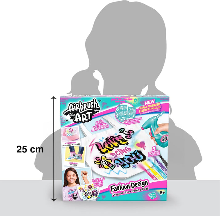 Airbrush Art - Fashion Design Kit with Electronic Spray