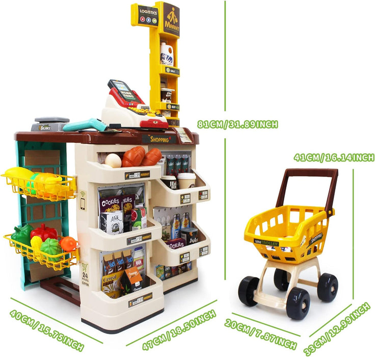 Kids Supermarket Set Role Play Superstore