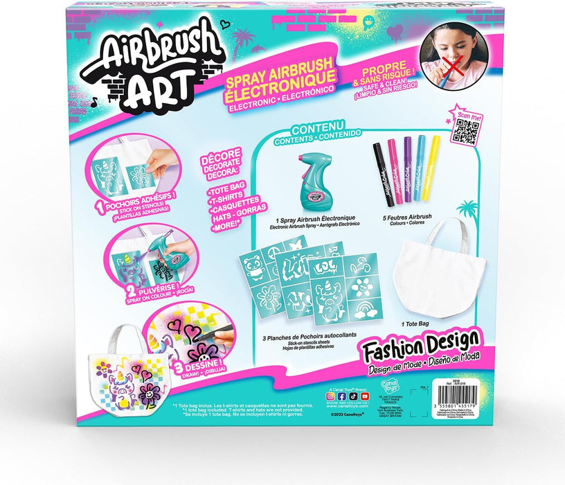 Airbrush Art - Fashion Design Kit with Electronic Spray