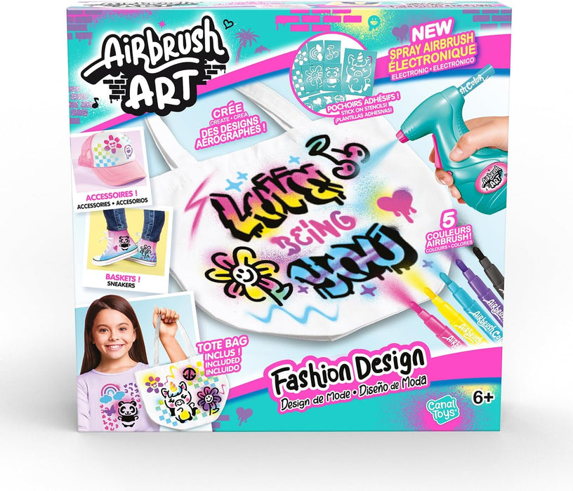 Airbrush Art - Fashion Design Kit with Electronic Spray