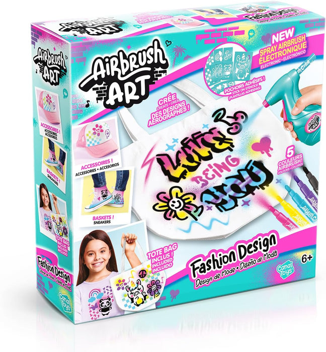 Airbrush Art - Fashion Design Kit with Electronic Spray