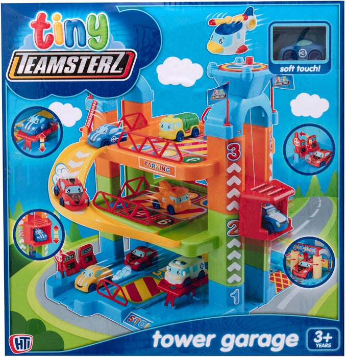 Tiny Teamsterz 3 Level Tower Garage with 1 Car