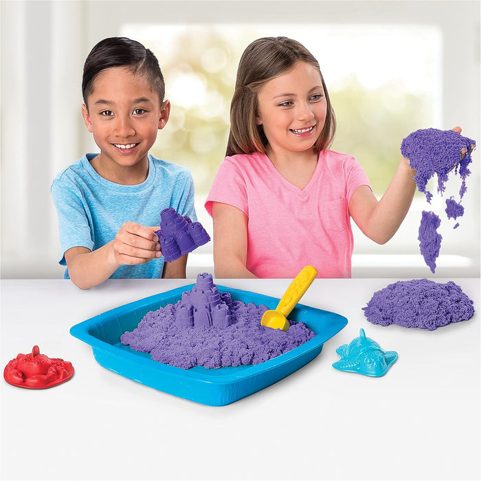 Kinetic Sand Box Set V2 - 1lb of Purple