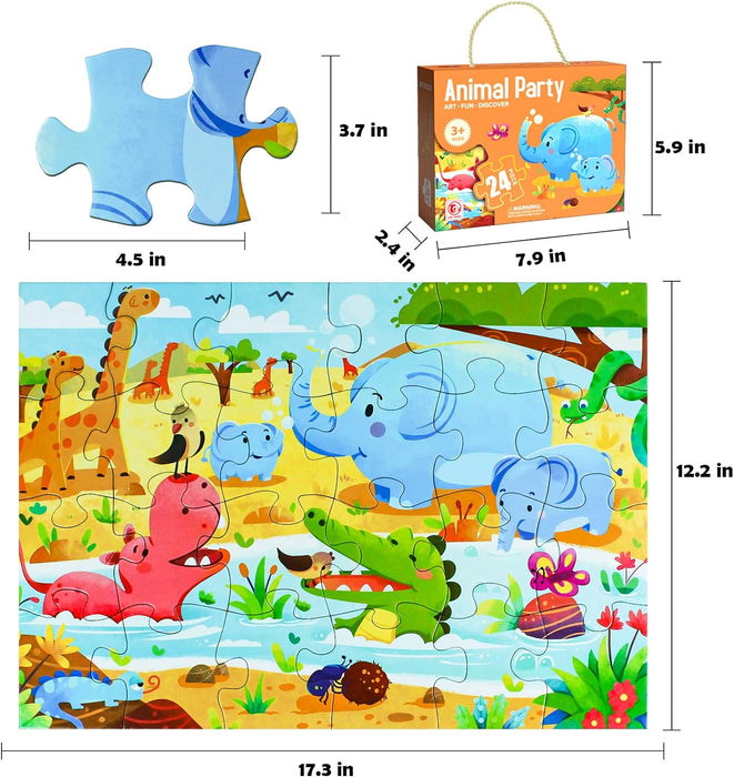 Art Puzzle - Animal Party