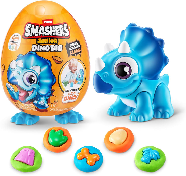 Smashers Junior Dino Dig Small Egg (Triceratops)