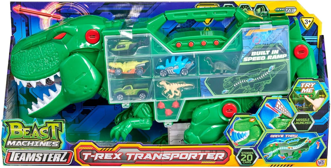 Teamsterz Beast Machines T-Rex Transporter (w/ 6 Cars)