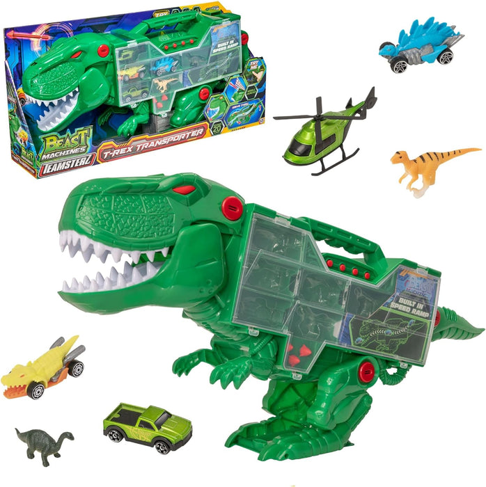 Teamsterz Beast Machines T-Rex Transporter (w/ 6 Cars)