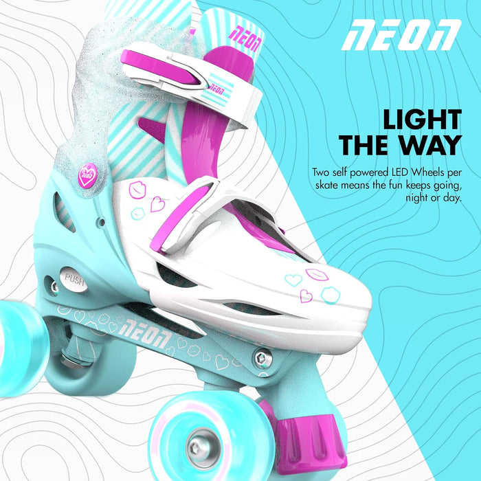 Neon Combo Skates (SIZE 12-2)T  EAL PINK