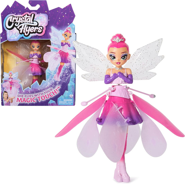 Crystal Flyers, Magical Flying Toy Doll with Crystal Wings