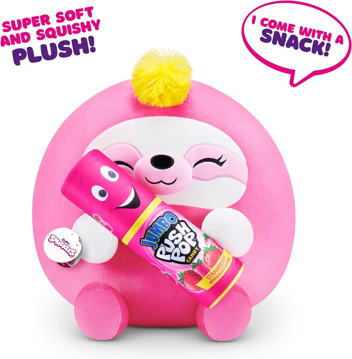 Snackles (Push Pop) Sloth Super Sized 14 inch