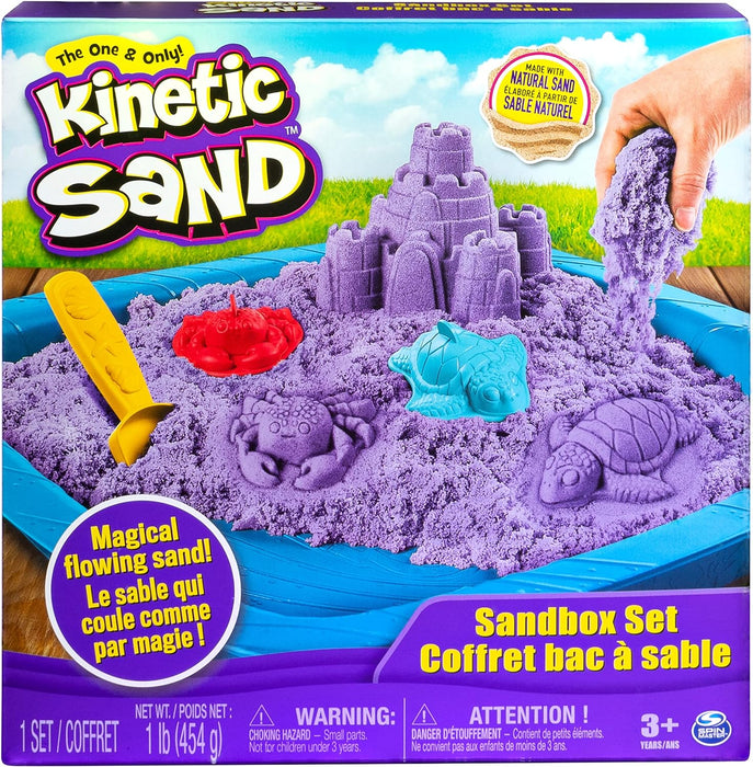 Kinetic Sand Box Set V2 - 1lb of Purple