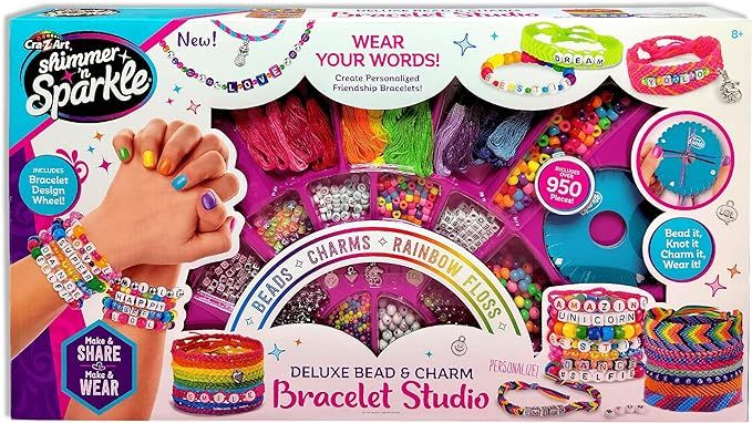 Shimmer N Sparkle Deluxe Bead & Charm Bracelet Studio