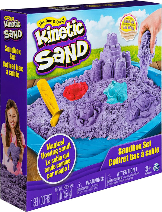 Kinetic Sand Box Set V2 - 1lb of Purple