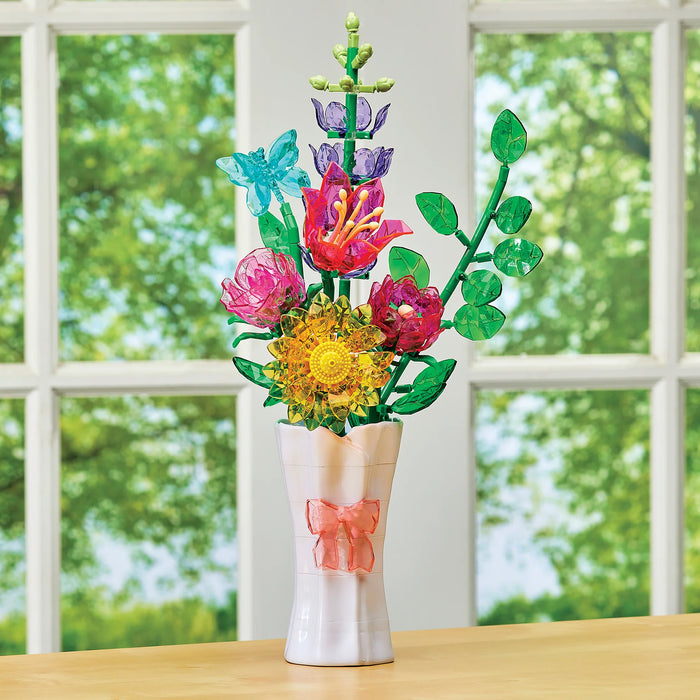 Rose Art Crystal Gem Beautiful Bouquet