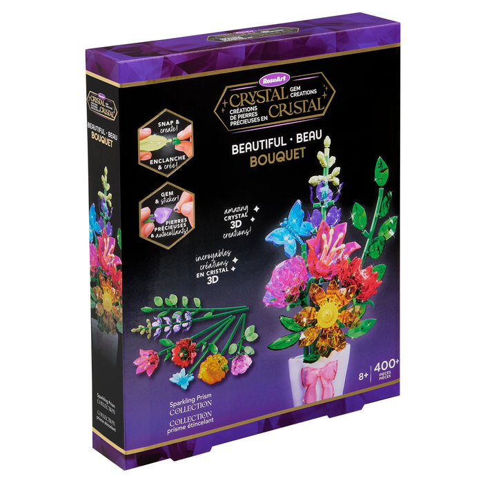 Rose Art Crystal Gem Beautiful Bouquet
