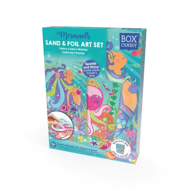 BOX CANDIY - Mermaids Sand and Foil Art Set