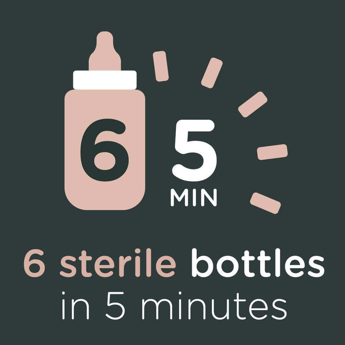 Tommee Tippee Advanced Steam Electric Steriliser for Baby Bottles - Black
