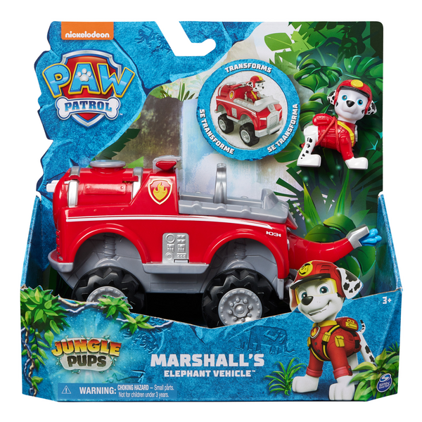 Paw Patrol Jungle Pups, Marshall Elephant Vehicle