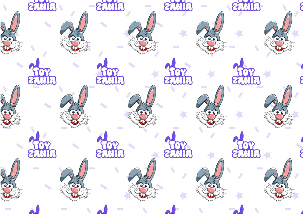 White Toyzania Wrapping Paper