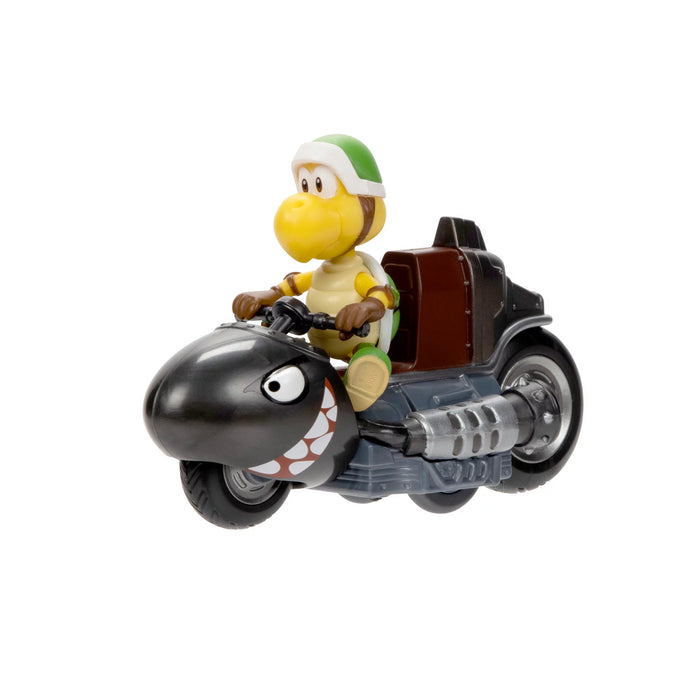Super Mario Bros. Movie Pull Back Racers 2.5 inch Koopa Troopa Figure & Vehicle