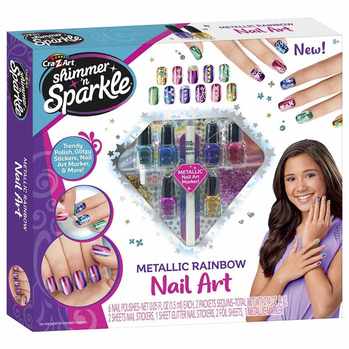 Shimmer N Sparkle Ultimate Glitter Metalic Nail Art
